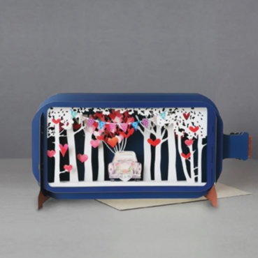 3d bottle cards - a wonderful keepsake - a bit more than just a card - just married