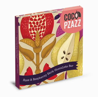 Coco Pzazz Smooth Chocolate bars. Quality chocolate and beautiful gift packaging. Vegan bars available, eco-friendly packaging. All Made in Wales