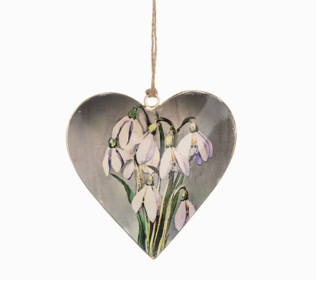 Snowdrop Hanging Heart 2