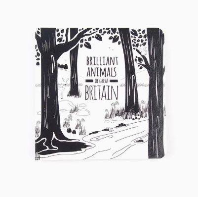 Black & white baby board book, picture books with babies and toddlers to help stimulate their development and inspire an early love of wildlife.