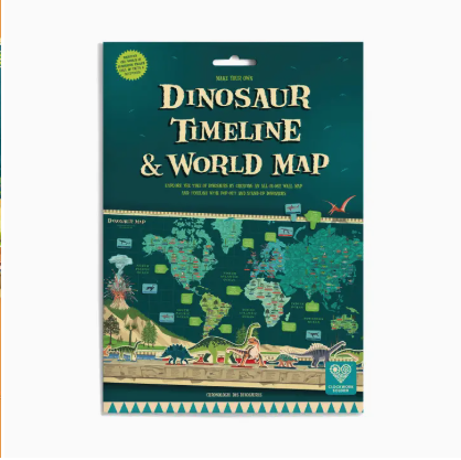 Make Your Own Dinosaur Timeline & World Map